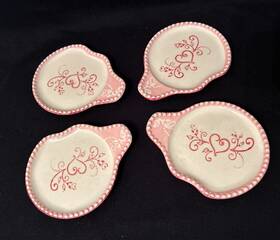 955162 Temp-tations Floral Lace Pink Red Mug Lids Spoon Rest Coaters Ppp Sq 955162 Temp-tations Floral Lace Pink Red Mug Lids Spoon Rest Coaters Ppp Sq