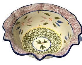Ppp-sq-766582 Temp-tations Bowl/large 10 Inch / Pink Floral Bakeware/ovenware