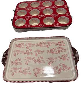 K49174172000 Temptations 49174172000 Cupcake 12 Piece Baking Pan With Tray Item#k49174172000