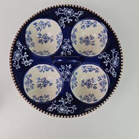 923173 Temptations By Tara Poached Egg Blue Floral Lace Bakeware Dish Kfi-xng 923173 Temptations By Tara Poached Egg Blue Floral Lace Bakeware Dish Kfi-xng