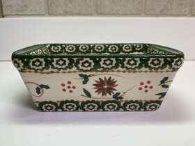 940051 Temptations Old World Poinsettia Mini Loaf Pan 940051 Temptations Old World Poinsettia Mini Loaf Pan