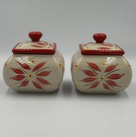 Bt5-tt001106 Temptations Temp-tations Old World Curved Ramekins With Lids Set Of 2