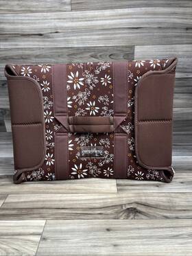 15-38886-00-09 Temptations By Tara Insulated Casserole Carrier Thermally Brown Floral - New