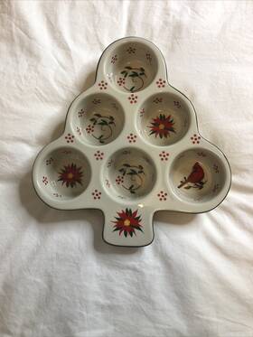 Gf-433626 Temptations By Tara Seasonal Tree With Poinsettias Cupcake Muffin Pan Gf-433626 Temptations By Tara Seasonal Tree With Poinsettias Cupcake Muffin Pan