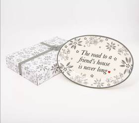 H230007 Temptations Temp-tations Classic Friendship Platter With Gift Box
