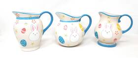 H398366 Temptations Temp-tations Seasonal Set Of 3 Mini Pitchers T49265 Egg Hunt