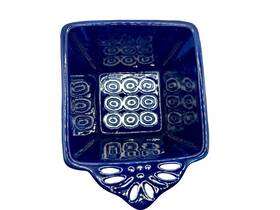 Im00301 Temptations Temptation By Tara Carved Old World Blue And White Ramekin Small Square Bowl 10oz