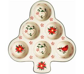 K68492 Temptations Temp-tations 6-cup Muffin Pan Cornbread Regular Size Cups Tree Shape Dish