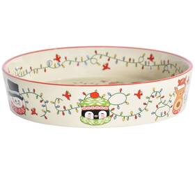 K91693 Temptations Temp-tations 9in Round Pie Baking Casserole Dish Whimsy K91693 Temptations Temp-tations 9in Round Pie Baking Casserole Dish Whimsy