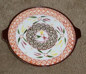 Kf1-zda-801861 Temptations Temp-tations Round 12 Inch Platter Serving Tray Old World Pattern