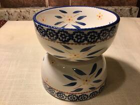 Kfi-xng-347549 Temptations Temp-tations Old World Blue - 2 Coupe Soup/cereal Bowls 5-3/4 Inch