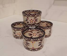 Kfi-xng-841186 Temptations 4 Old World Eggplant Ramekin 5 Oz. Round Bowls New Kfi-xng-841186 Temptations 4 Old World Eggplant Ramekin 5 Oz. Round Bowls New