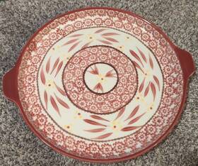 Kfi-zda-796701 Temptations By Tara Old World - Round Serving Tray 13 Inch Euc
