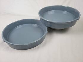 Kfi-zng-307425 Temptations #kfi-zng-307425 Temp-tations Set-of-2 Layer Cake 9 Inch Pie Dish Baker Baking Rounds