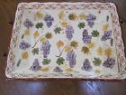 Temptations Ovenware Casserole Server Vineyard Pattern Vinyard