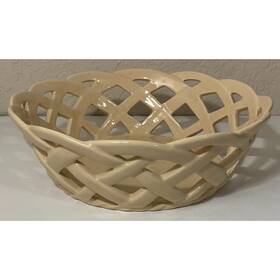 Ppp-hf-701073 Temptations Presentable Ovenware Beige Ceramic Bread Basket