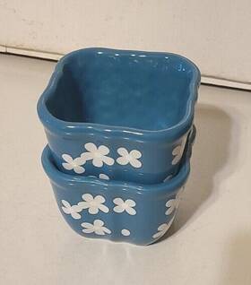 Ppp-hld-946746 Temptations Temp-tations By Tara. Fields Of Flowers 8 Ounce Bakeware 946746 Microwave Teal