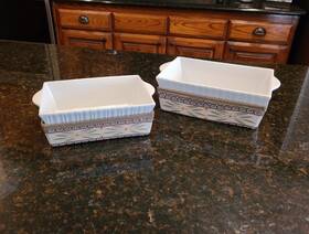 Ppp-jn-718652 Temptations White 1 Quart And 1.5 Bakeware Without Ld World Green Insulated Holders