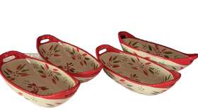 Ppp-jn-973809 Temptations Old World Red Temp-tations By Tara Seasonal Four 12oz Bakeware