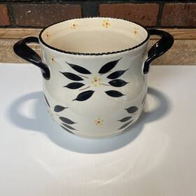 Ppp-ld-304525 Temptations Temp-tations By Tara Hand Painted And Crafted Utensil Crock 7 Inch Tall Old World
