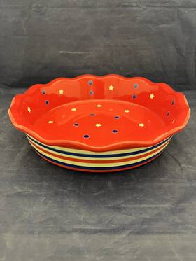 Ppp-sq-818669 Temptations Temp-tations By Tara Red White And Blue 9ftft Pie Baker Dish Ppp-sq-818669 Temptations Temp-tations By Tara Red White And Blue 9ftft Pie Baker Dish