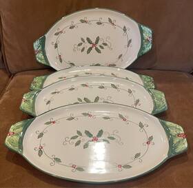 Ppp-yt-736680 Temptations Set Of 4 - Tara Presentable Ovenware Cardinal Christmas 13 Inch Platter Ppp-yt-736680 Temptations Set Of 4 - Tara Presentable Ovenware Cardinal Christmas 13 Inch Platter