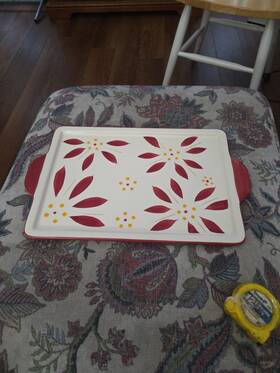 Pppsq756304 Temptations By Tara Red Rectangular Ceramic Serving Tray 16 Inch X10 Pppsq756304 Temptations By Tara Red Rectangular Ceramic Serving Tray 16 Inch X10