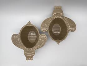 Tt000922 Temptations By Tara Bee-lieve Bee Shaped Bakeware Bowls Set Of 2 Beige 8 Oz Tt000922 Temptations By Tara Bee-lieve Bee Shaped Bakeware Bowls Set Of 2 Beige 8 Oz