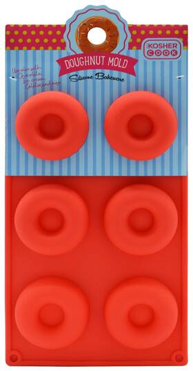 The Kosher Cook 706132052268 Silicone Donut Molds For Baking Freezing Candy Ice Cubes Chocolate And More
