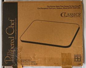 The Pampered Chef 099999113501 Family Heritage Collection # 1350 Rectangle Baking Stone Used