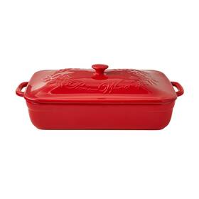 Pw53968818141ot The Pioneer Woman Fancy Flourish Rectangular Stoneware Casserole With Lid Red Usa Pw53968818141ot The Pioneer Woman Fancy Flourish Rectangular Stoneware Casserole With Lid Red Usa