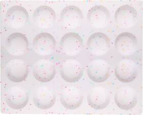 Th-siltart-01 Thienlee Silicone Tart Mold For Baking 2 Inch Pan Mini Pie White