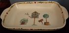 Thomson Pottery Birdhouse Lasagna Pan Bakeware Cookware Guc Bridhouse