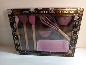 Tto546 Thyme & Table And 11 Piece Mini Baking Set Lavender Real Tools Gift Packaging