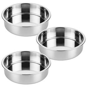 Tfb072a Tifanso Set Of 3 Stainless Steel Cake Pans 8 Inch Round Layer Baking Pan Molds Tfb072a Tifanso Set Of 3 Stainless Steel Cake Pans 8 Inch Round Layer Baking Pan Molds