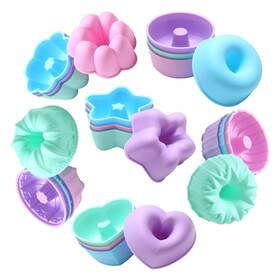 To Encounter 793869425496 24pack Silicone Molds Nonstick 3 Inches Donut Mold Baking