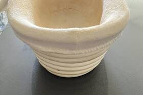 Tomule 723826875286 Sourdough Bread Proofing Banneton Basket. Rattan. With Linen Liner