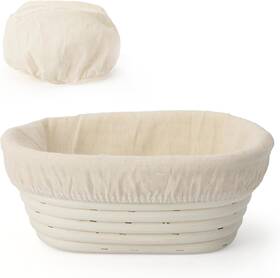 Tomule 744759389497 Banneton Bread Proofing Basket Bulk Rattan Sourdough Oval Tomule 744759389497 Banneton Bread Proofing Basket Bulk Rattan Sourdough Oval