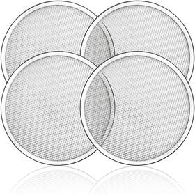 T-pizzascreen-10inch4pcs Tosnail 4 Pack 10 Inches Seamless Aluminum Pizza Screen Pan With Holes