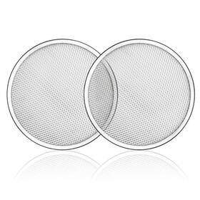 T-pizzascreen-12inch2pcs Tosnail 2 Pack 12 Inches Seamless Aluminum Pizza Screen Inch Silver