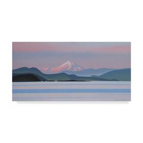 Trademark Fine Art 192664002930 Mount Baker Evening By Ron Parker 12x24-inch