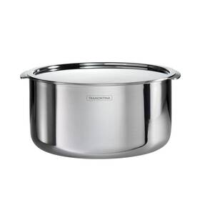 Tramontina 016017171916 Utsava 5.75-quart Tri-ply Clad Stainless Steel Tope With Lid Patila Pot For