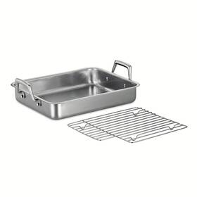 15691588 Tramontina Gourmet Prima 13.5 Inch Roasting Pan With Basting Grill 15691588 Tramontina Gourmet Prima 13.5 Inch Roasting Pan With Basting Grill