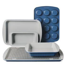 035ds Tramontina 80203/035ds Rise 6-piece Ceramic Baking Pans Set Non Stick Essential Bakeware