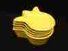 Tufp14 Chantal Tulip Baking Dish Yellow 5 1 2 Set Of