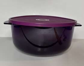 2197b-1 Tupperware 2192b-1 Purple Microwave Cooker 3 Quart With Lid And