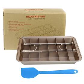 Kaopan-1 Tyui 641310690507 Wsnb Brownie Pan 18 Pre-slicer Carbon Steel Baking Pans Cutter Bro