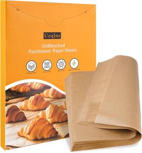 Bz-001 Ueqins Unbleached Precut Parchment Paper Sheets 200pcs 12x16 Inches Half Sheet Pan Siz Bz-001 Ueqins Unbleached Precut Parchment Paper Sheets 200pcs 12x16 Inches Half Sheet Pan Siz