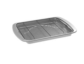 Un Brand 705353977671 Naturals 13 Inch X 17 Aluminum Oven Bacon Baking Pan With Nesting Crisping Rack Un Brand 705353977671 Naturals 13 Inch X 17 Aluminum Oven Bacon Baking Pan With Nesting Crisping Rack