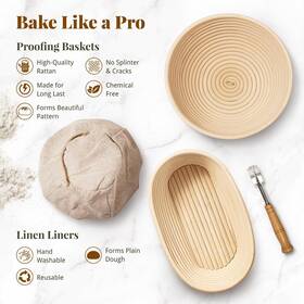 United States 313032256216 Banneton Bread Proofing Basket Sourdough Baking Supplies Sta United States 313032256216 Banneton Bread Proofing Basket Sourdough Baking Supplies Sta